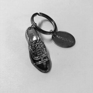 Nordstrom Dress Shoe Keychain Keyring Silver Tone